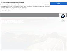 Tablet Screenshot of bmw-zdunek.pl